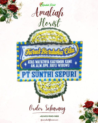 Papan Bunga Duka di Sompak